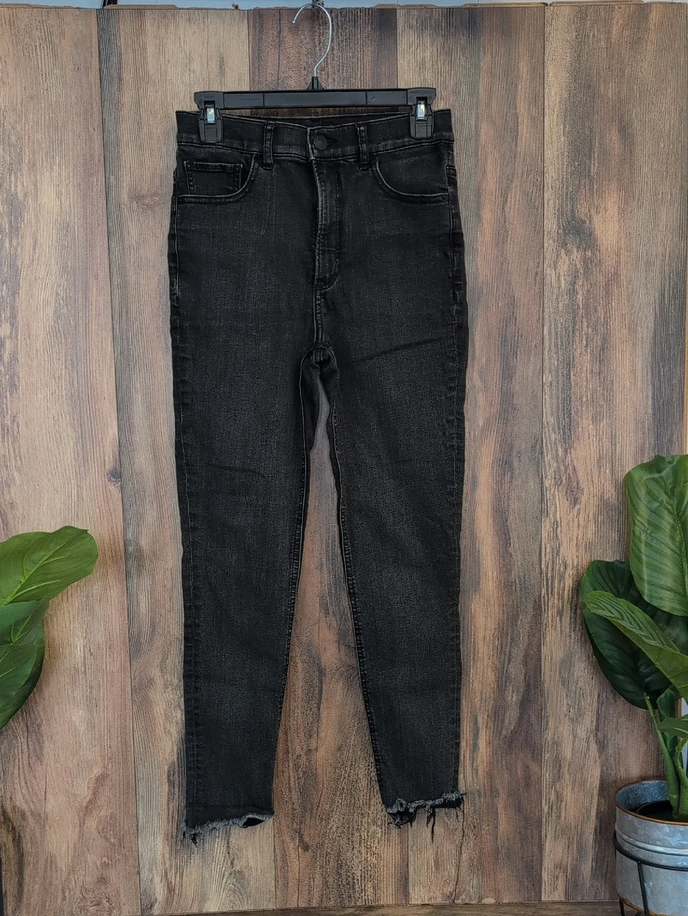 Express Denim Perfect High Rise Ankle Legging Jeans 6            Q219